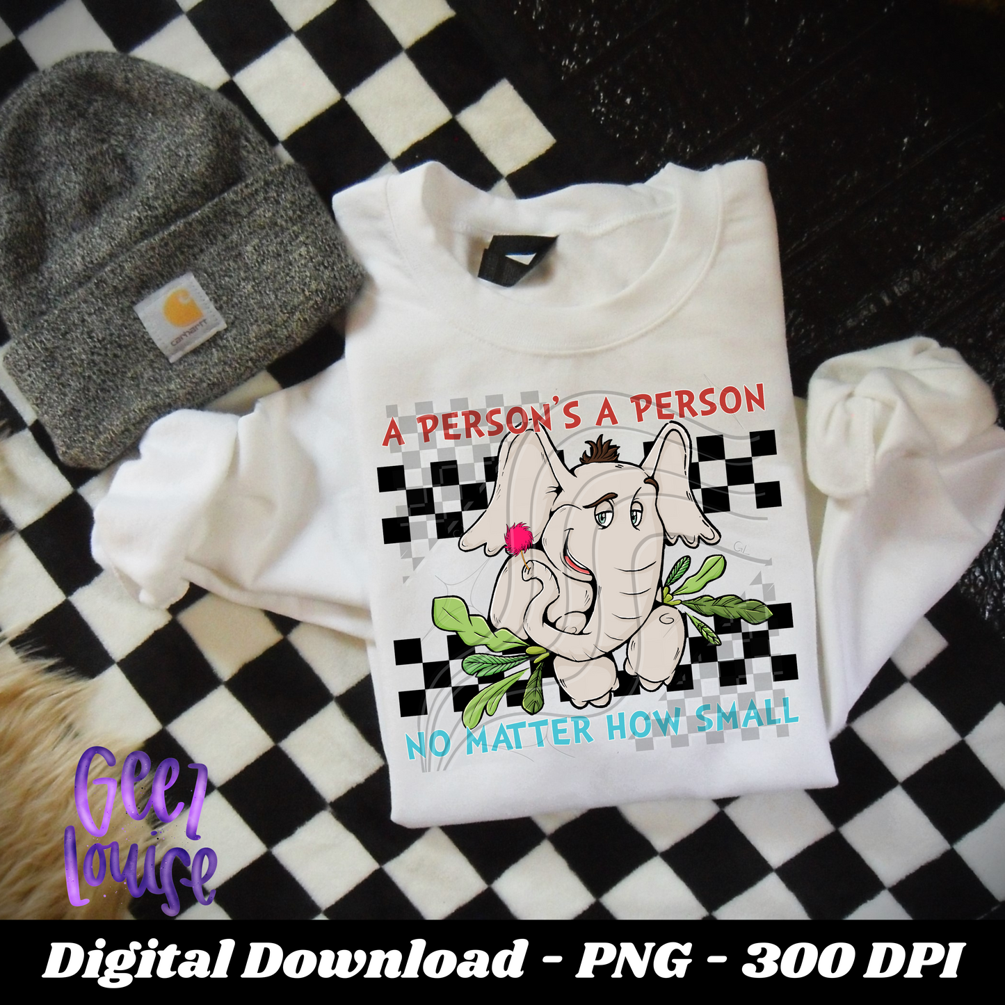 No matter how small - Digital Download- PNG