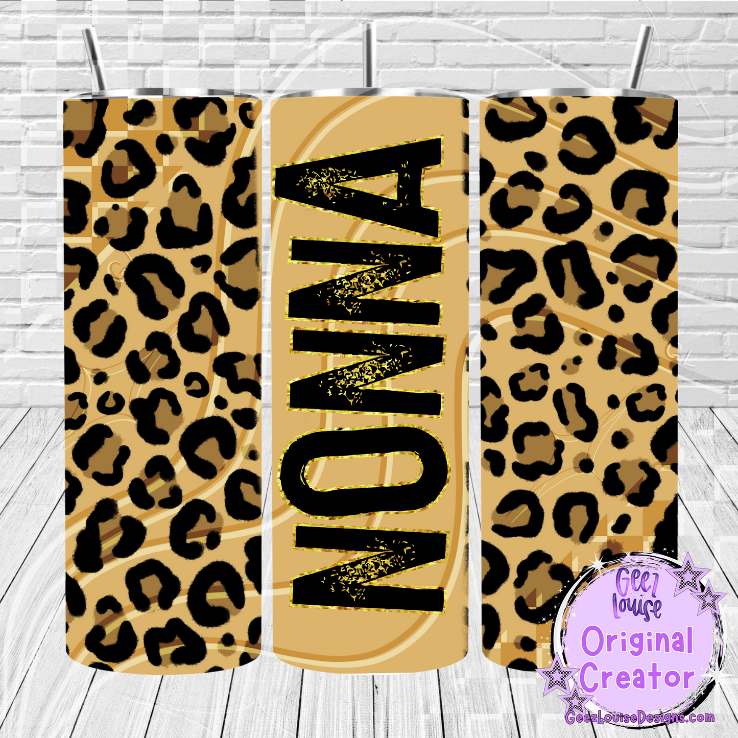 Leopard Print tumbler - Digital Download- PNG