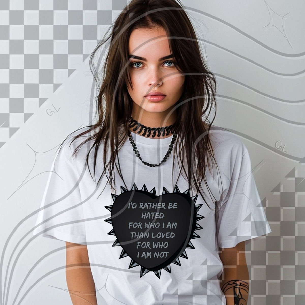 I'd Rather Be Hated - PNG Digital Design