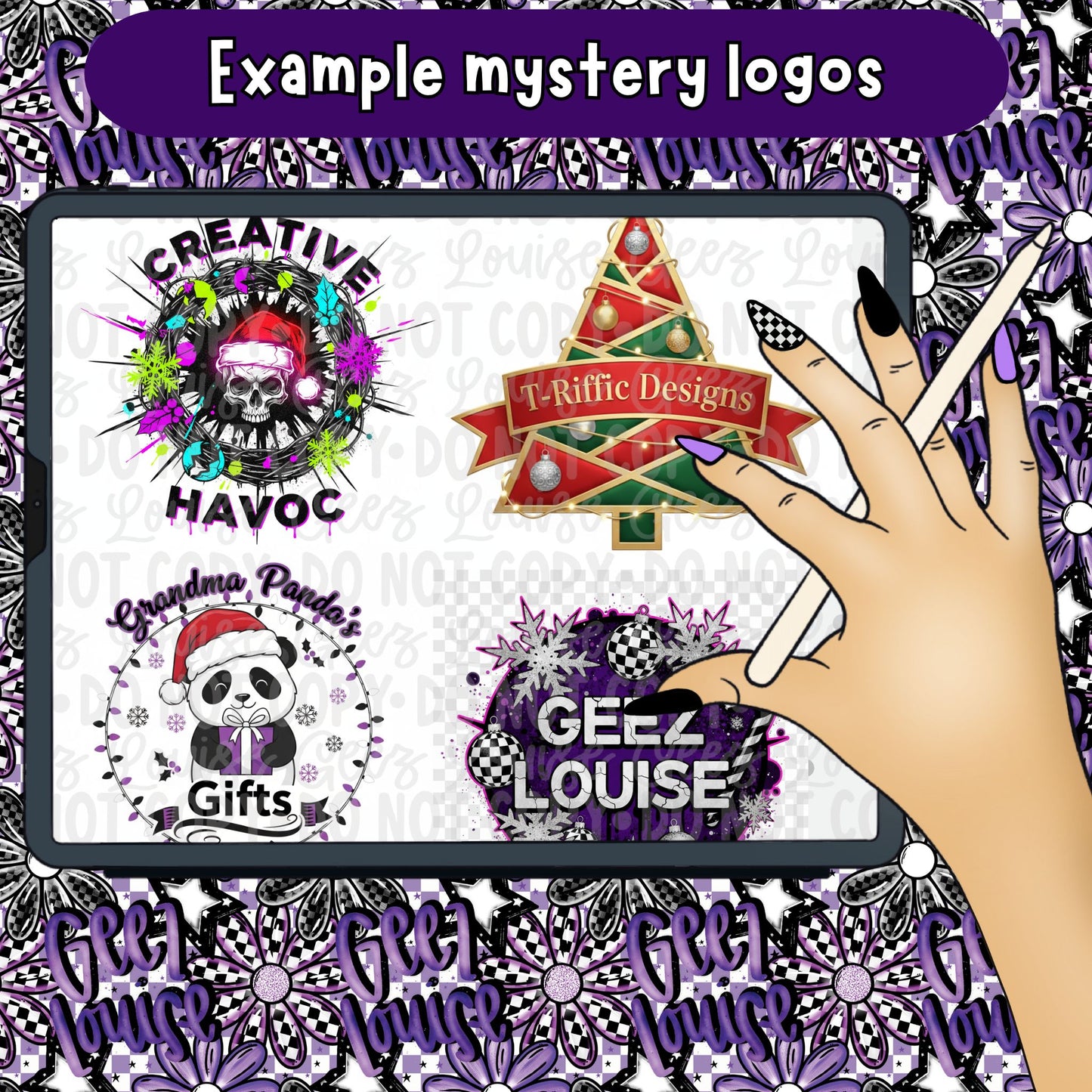 Mystery Christmas Logo – Custom Design