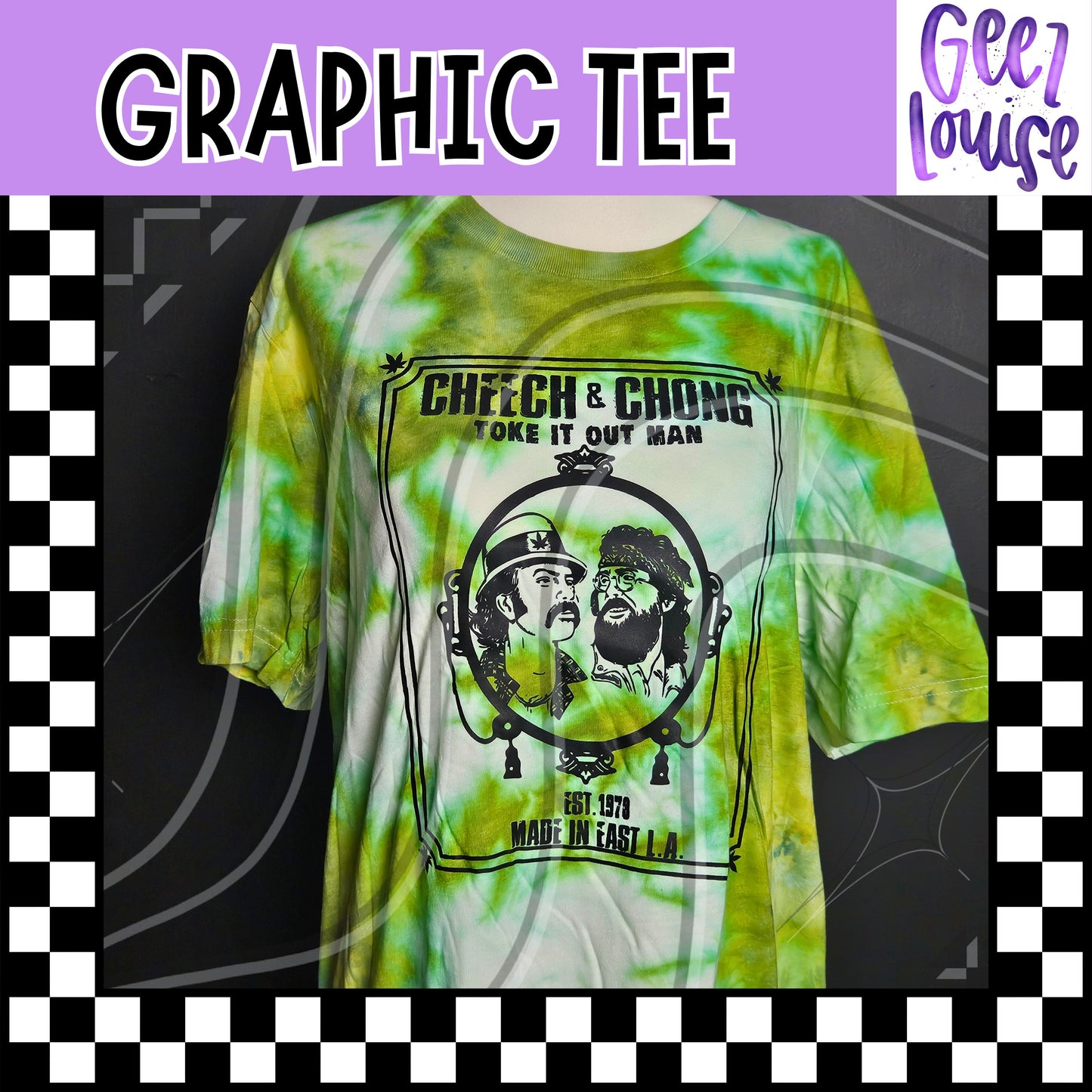 Cheech & Chong “Toke It Out Man” Tie-Dye Tee
– Ready to Ship