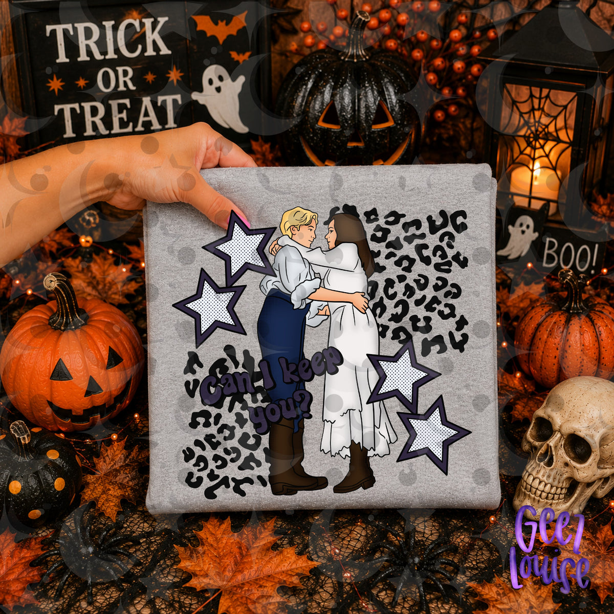 Can I Keep You Ghost Romance Halloween PNG | Retro Movie Inspired Design | September 26 No FOMO