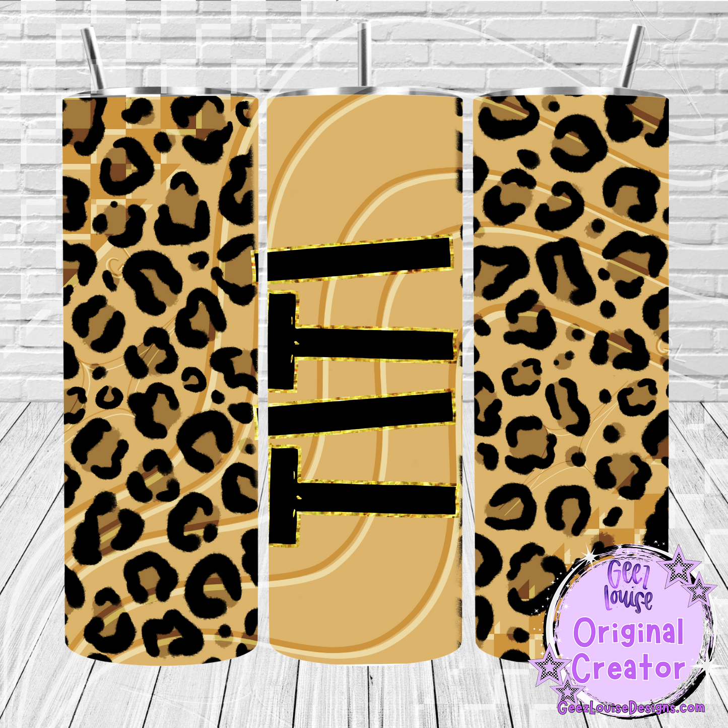 Leopard Print tumbler - Digital Download- PNG
