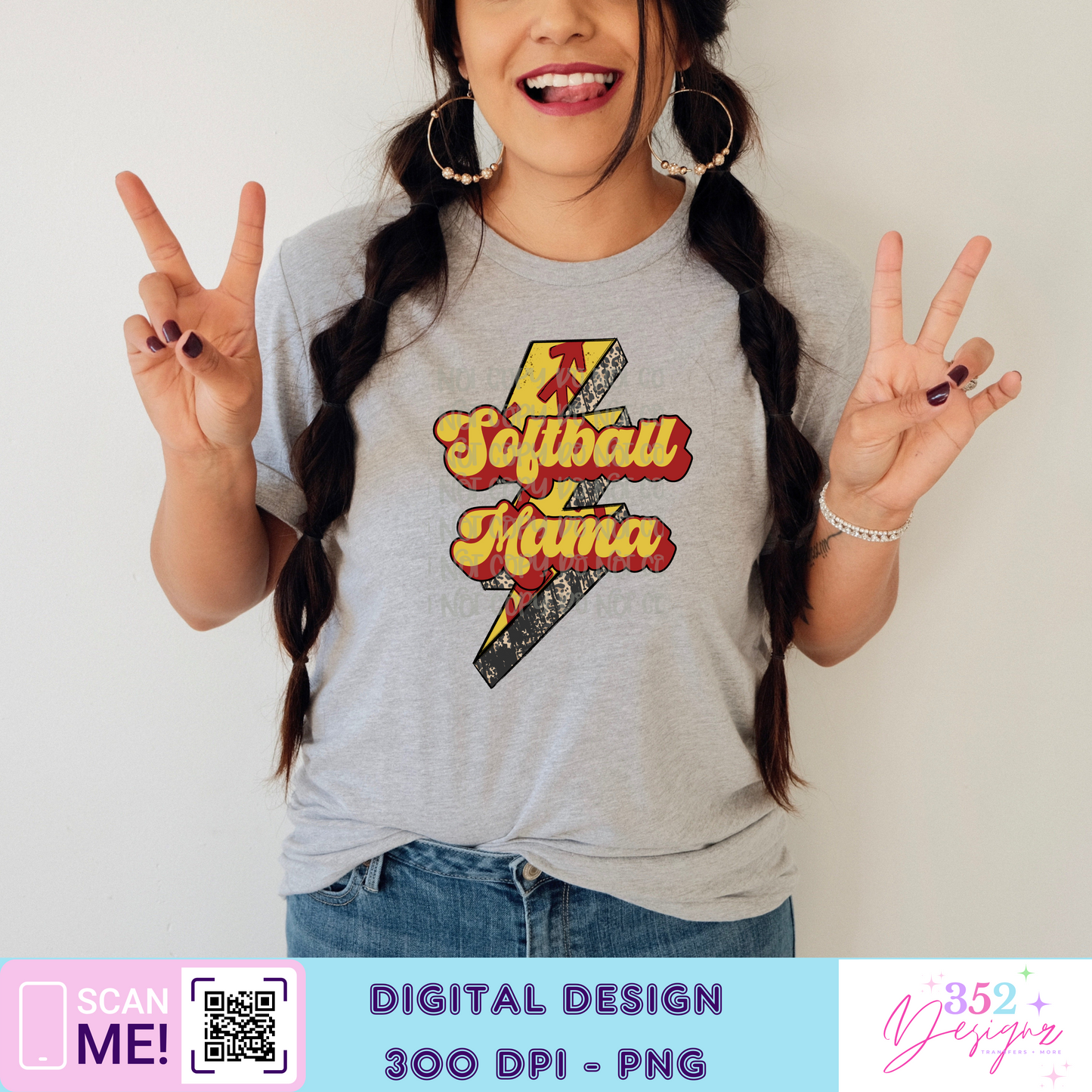 Softball mama - Digital Download- PNG