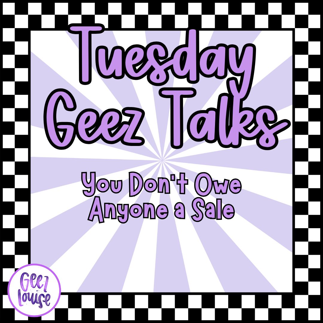 You Don’t Owe Anyone a Sale