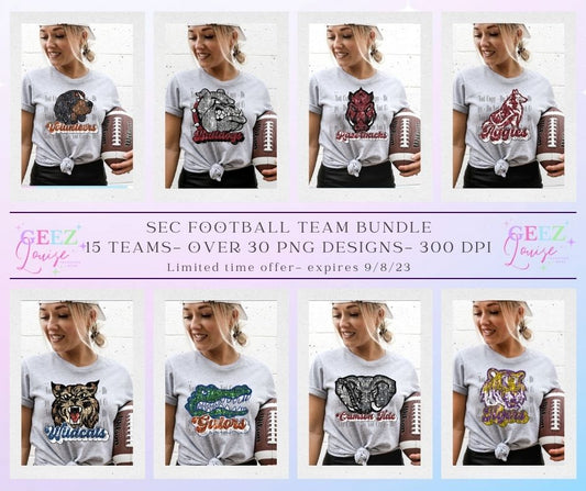 Football mascot sequin bundle - Digital Download- PNG - limited time offer