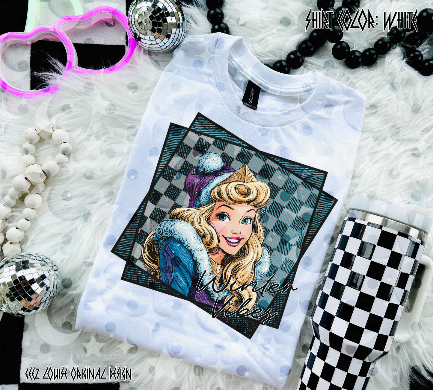 Winter Vibes Princess Collection – Digital Designs (PNG Bundle + Individual Options)