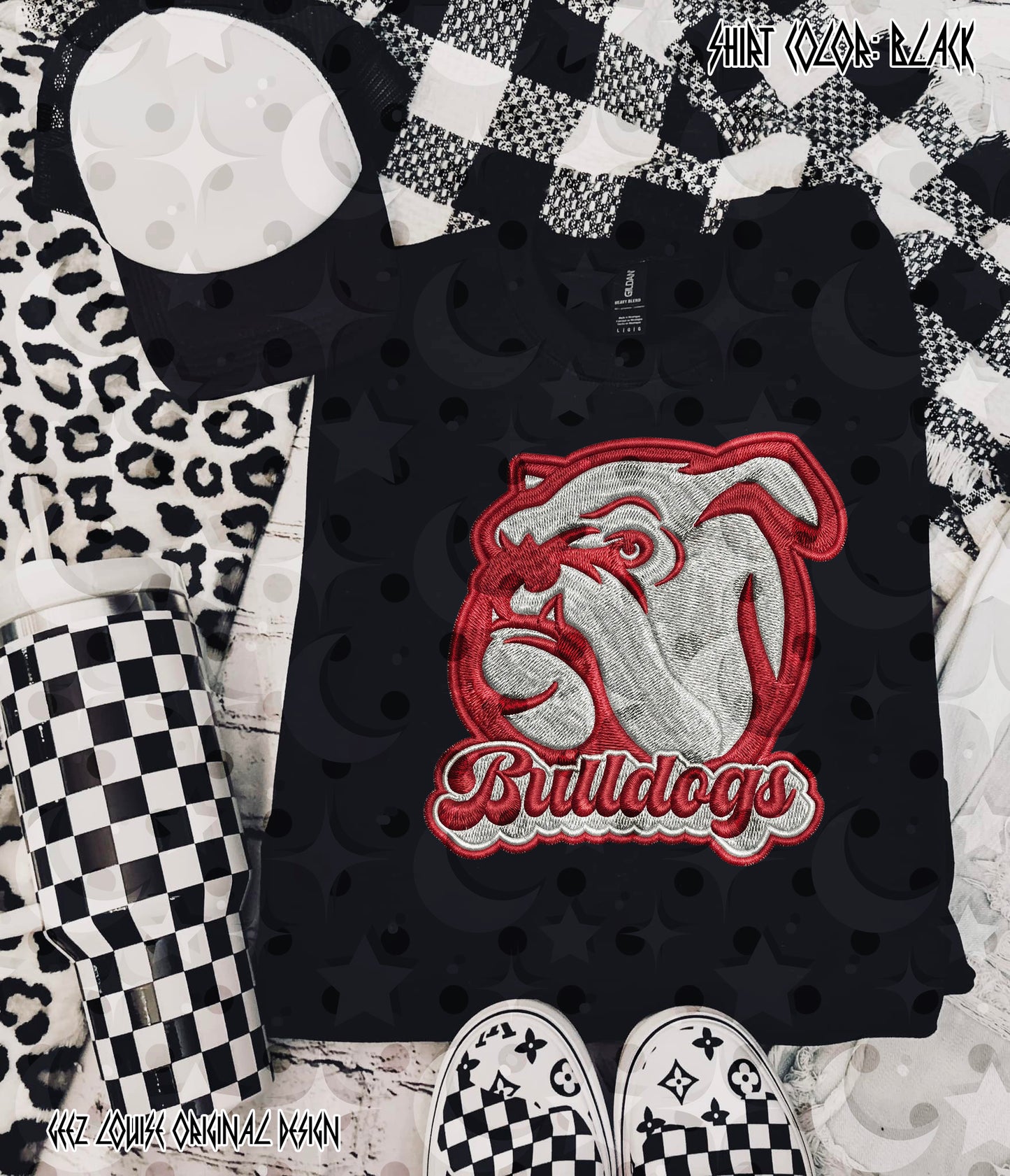 SEC Faux Embroidery Digital Design – Team Variants & Bundle Option