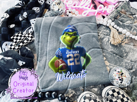 Kentucky Wildcats GMAN Football – Christmas Digital Design PNG for Sublimation