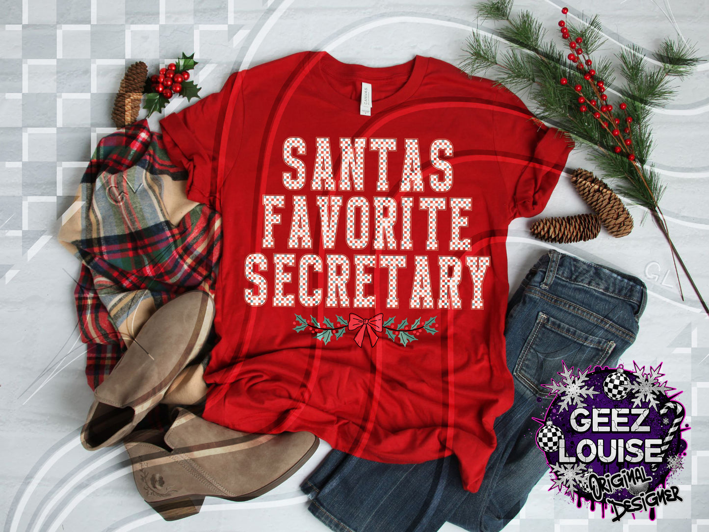 Santa’s Favorite [Profession] Digital Design | Christmas PNG