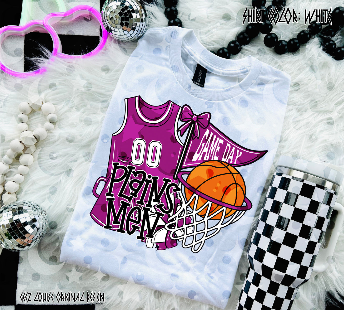 Basketball Game Day Digital Design | Custom Team Spirit PNGs (100+ Teams) - Purple
