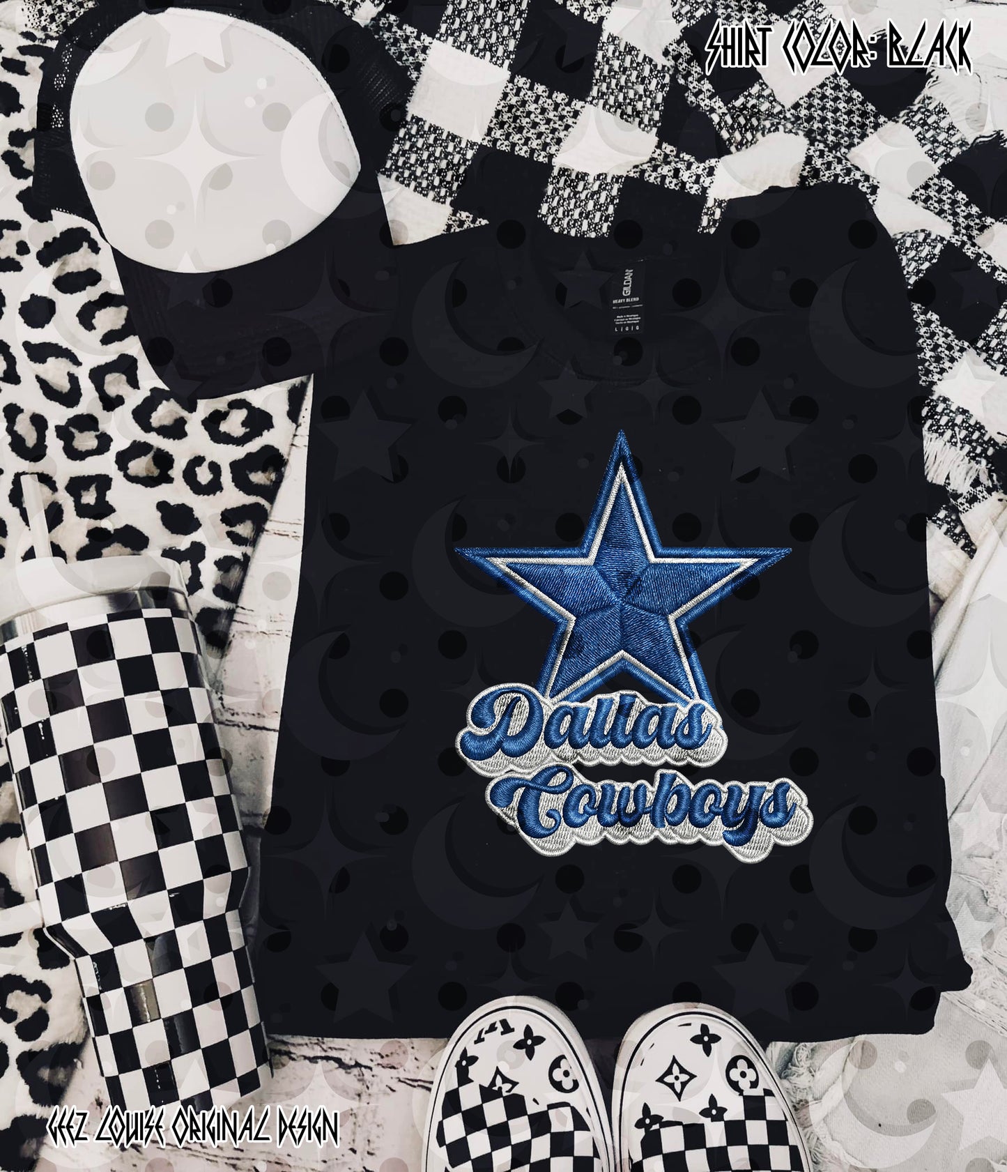 Football Team Faux Embroidery Digital Design – Team Variants & Bundle Option