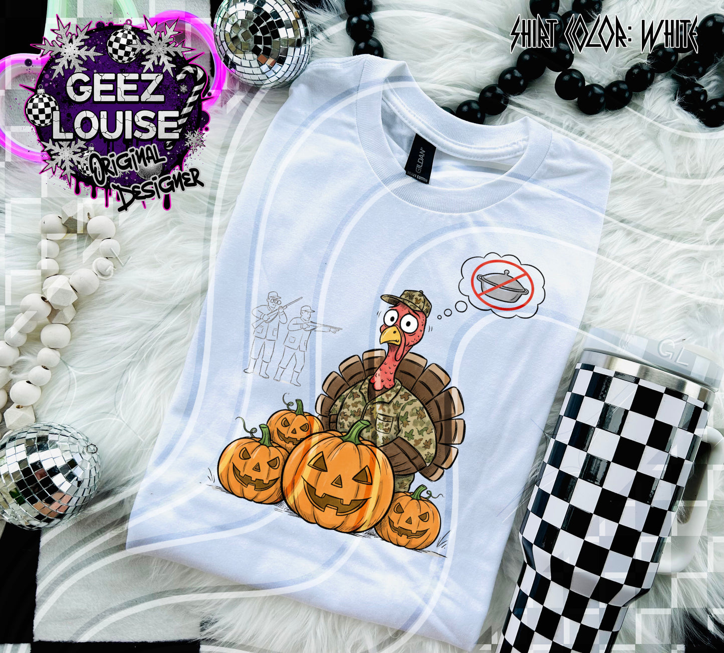 Turkey Hunter | Funny Camo Thanksgiving Digital Design