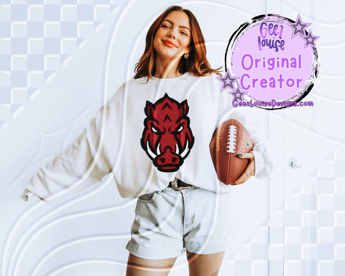 Yarn Texture SEC Mascot Digital Design- 16 Team Variants