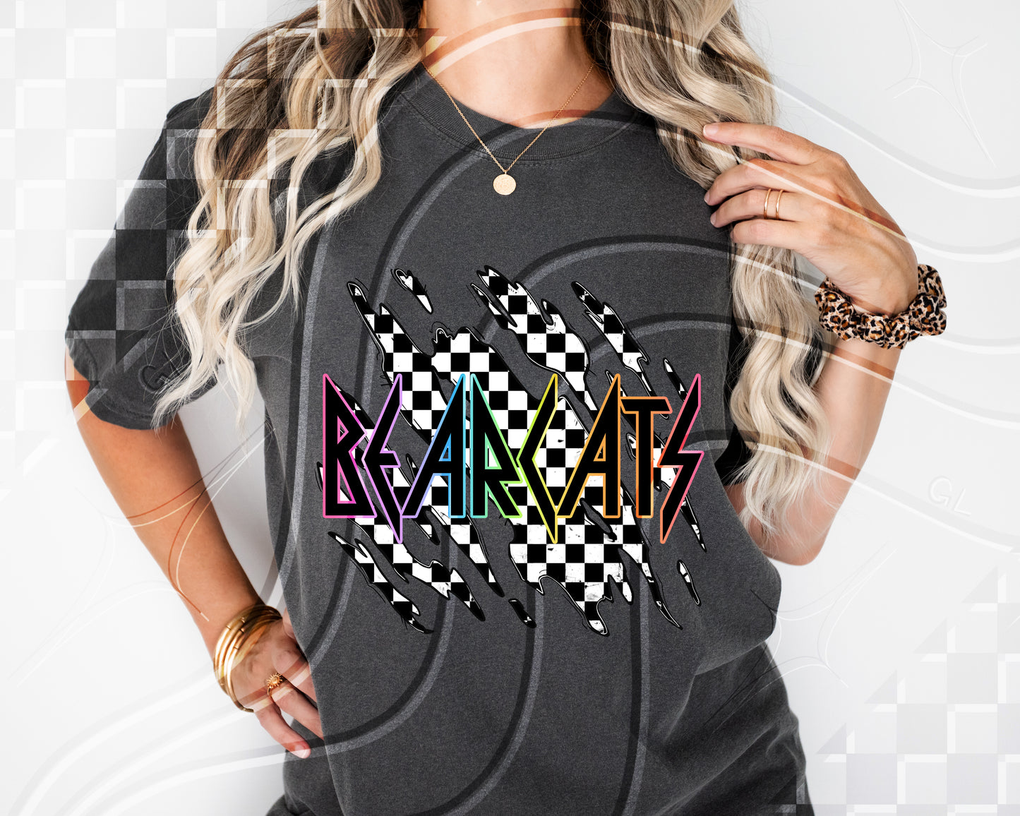 Checkered Blitz – Neon Grunge Team | 100+ Variations + Bundle | Digital