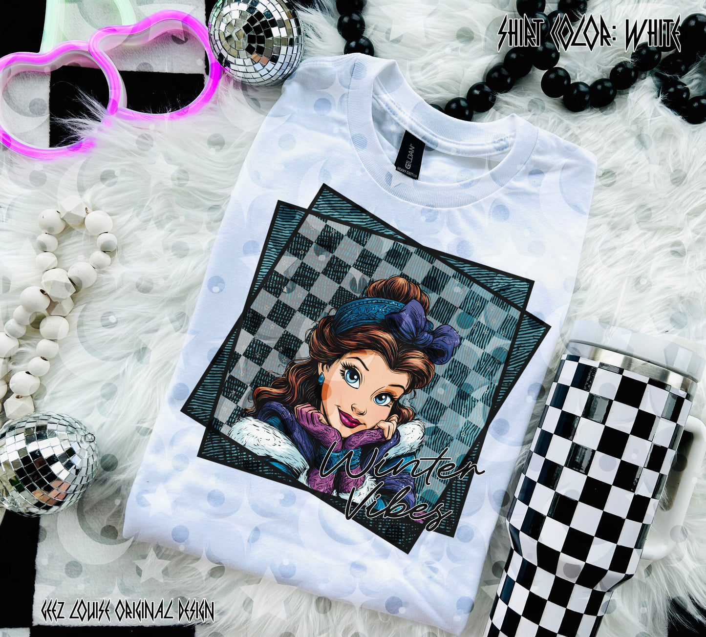 Winter Vibes Princess Collection – Digital Designs (PNG Bundle + Individual Options)