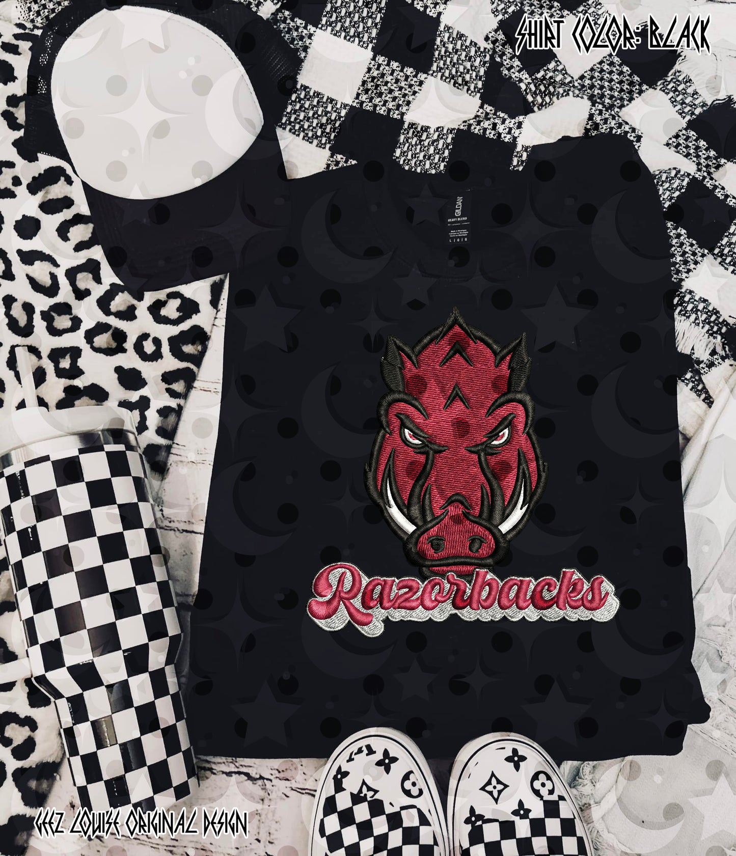SEC Faux Embroidery Digital Design – Team Variants & Bundle Option