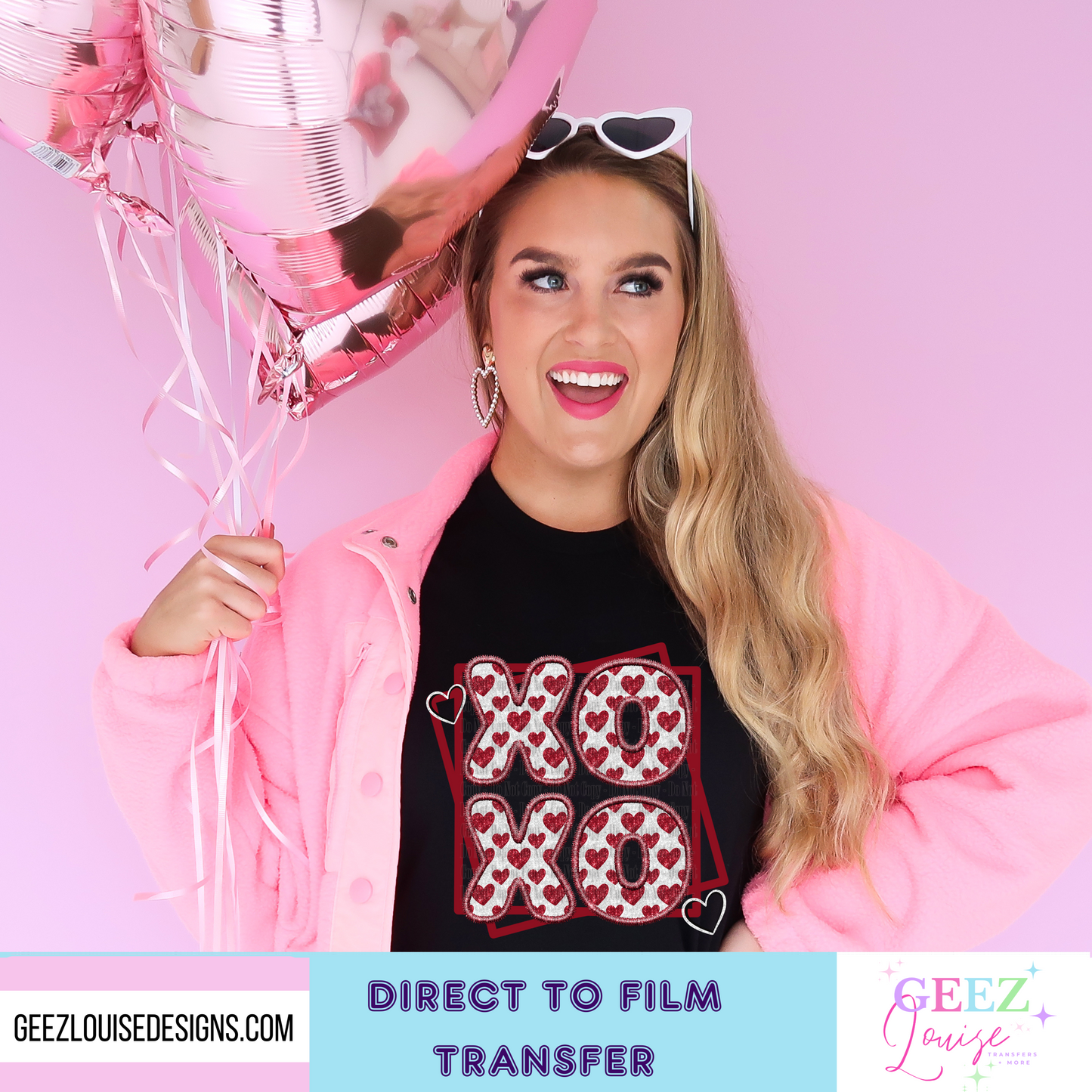 XOXO Valentine's - Direct to Film Transfer - made to order