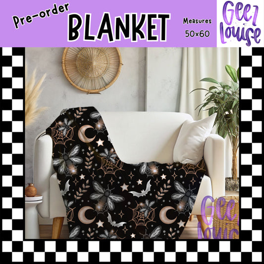 Witchy Vibes Throw Blanket – Preorder | 50x60 Cozy Celestial Style