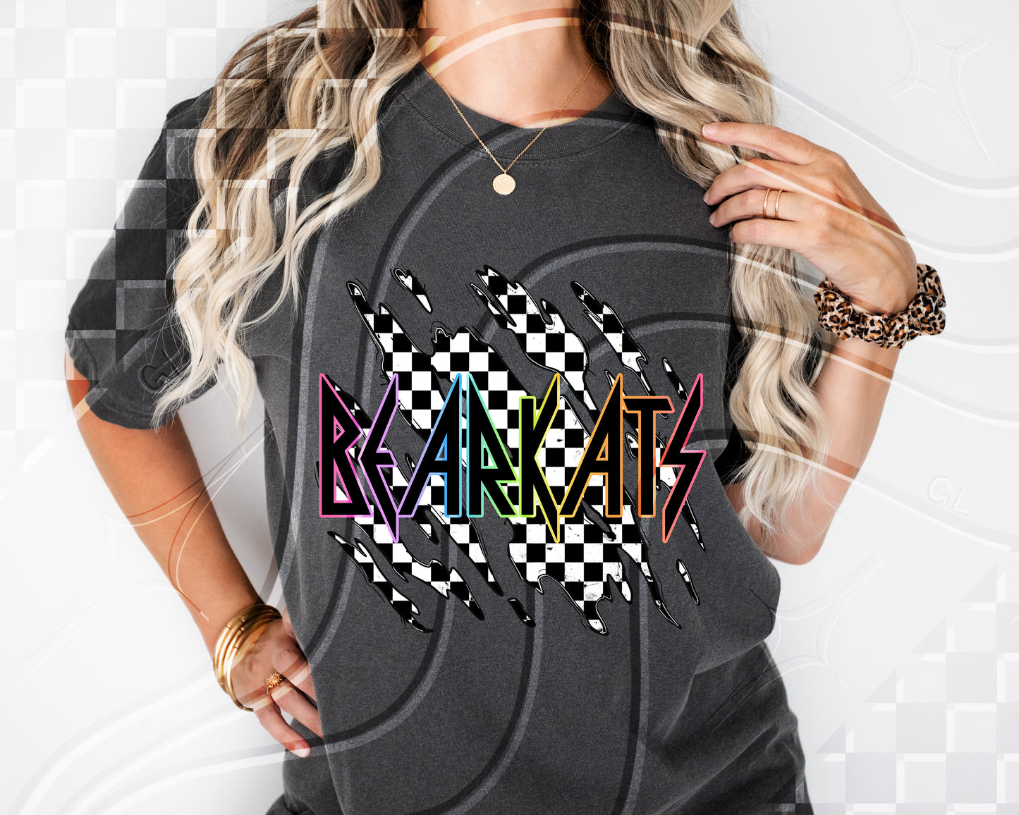 Checkered Blitz – Neon Grunge Team | 100+ Variations + Bundle | Digital