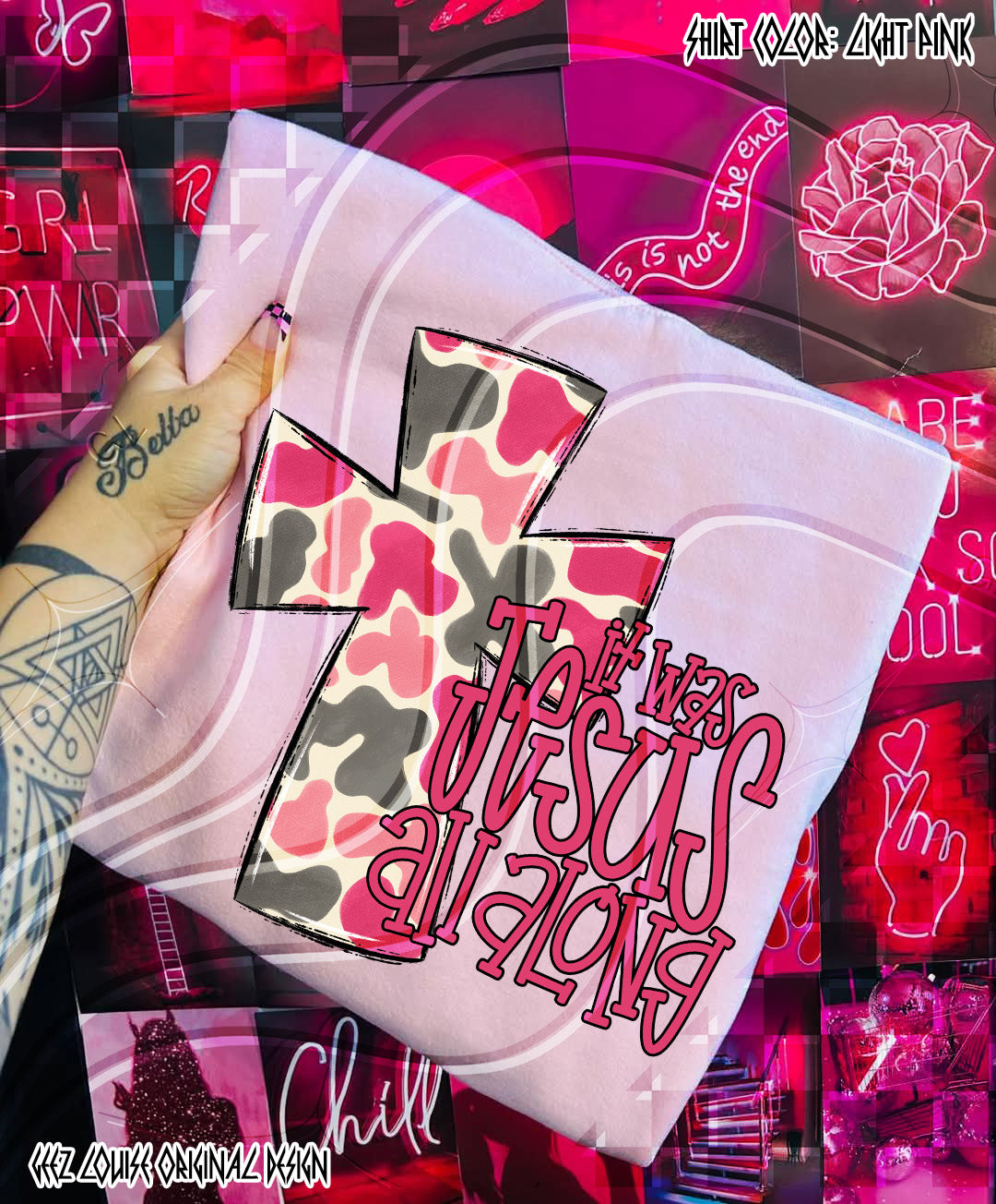 Faith in Pink – Digital Christian Cross PNG Collection (Singles + Full Bundle)