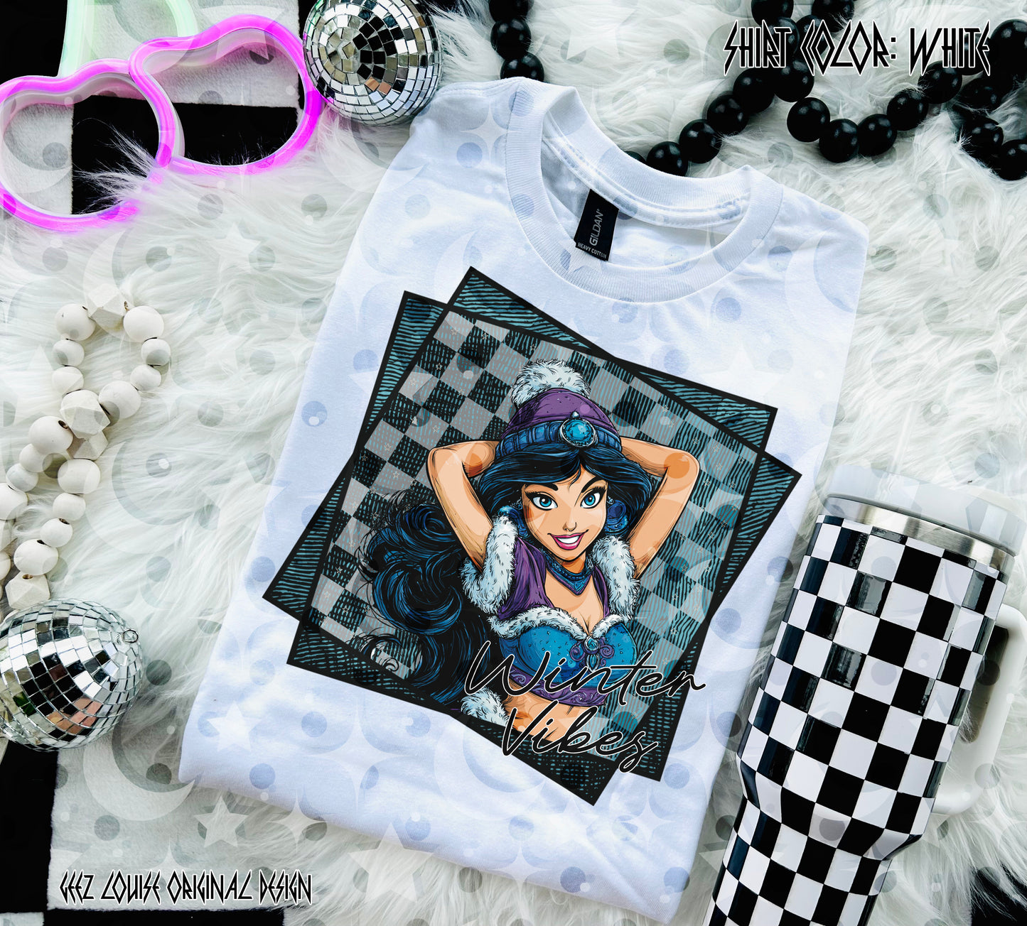 Winter Vibes Princess Collection – Digital Designs (PNG Bundle + Individual Options)