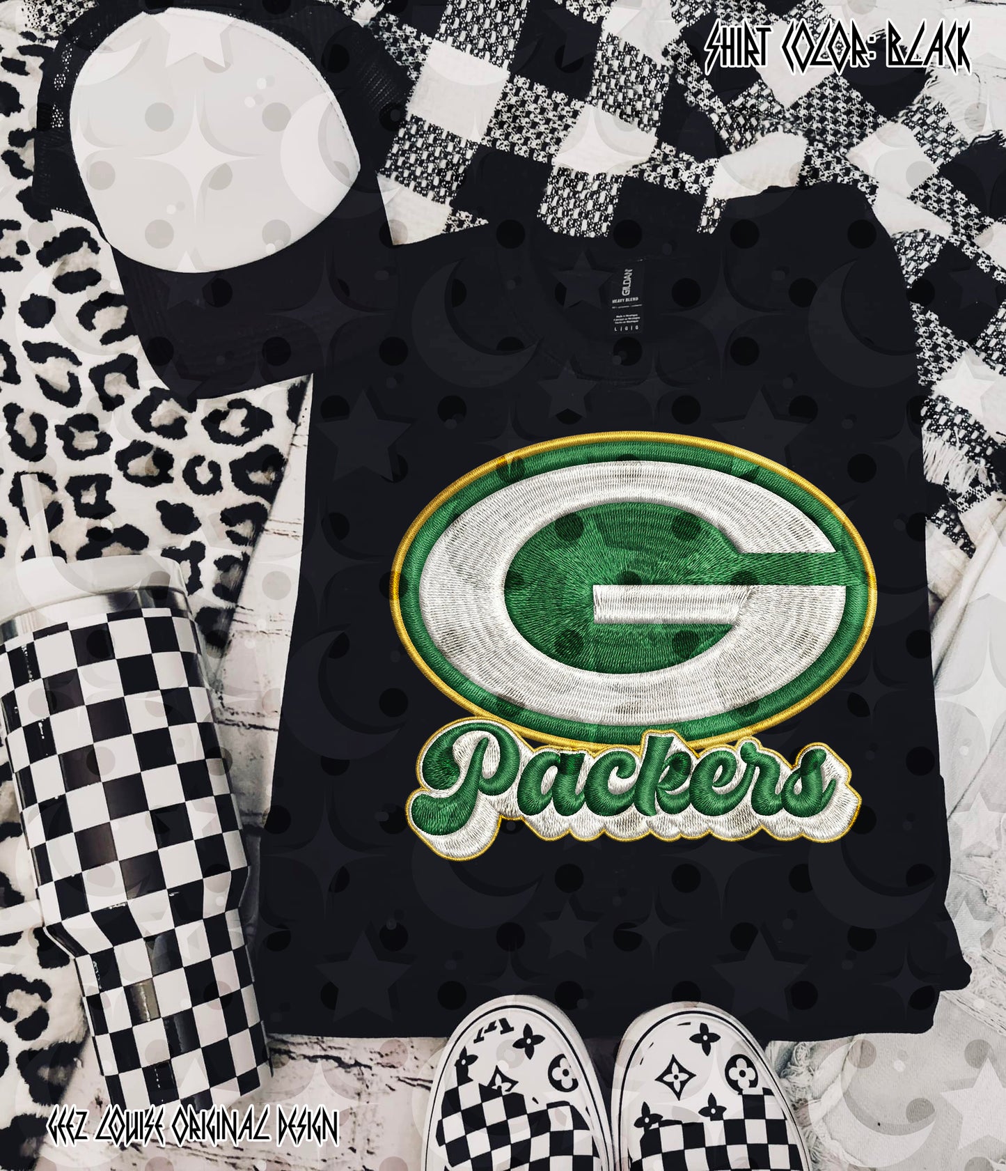 Football Team Faux Embroidery Digital Design – Team Variants & Bundle Option