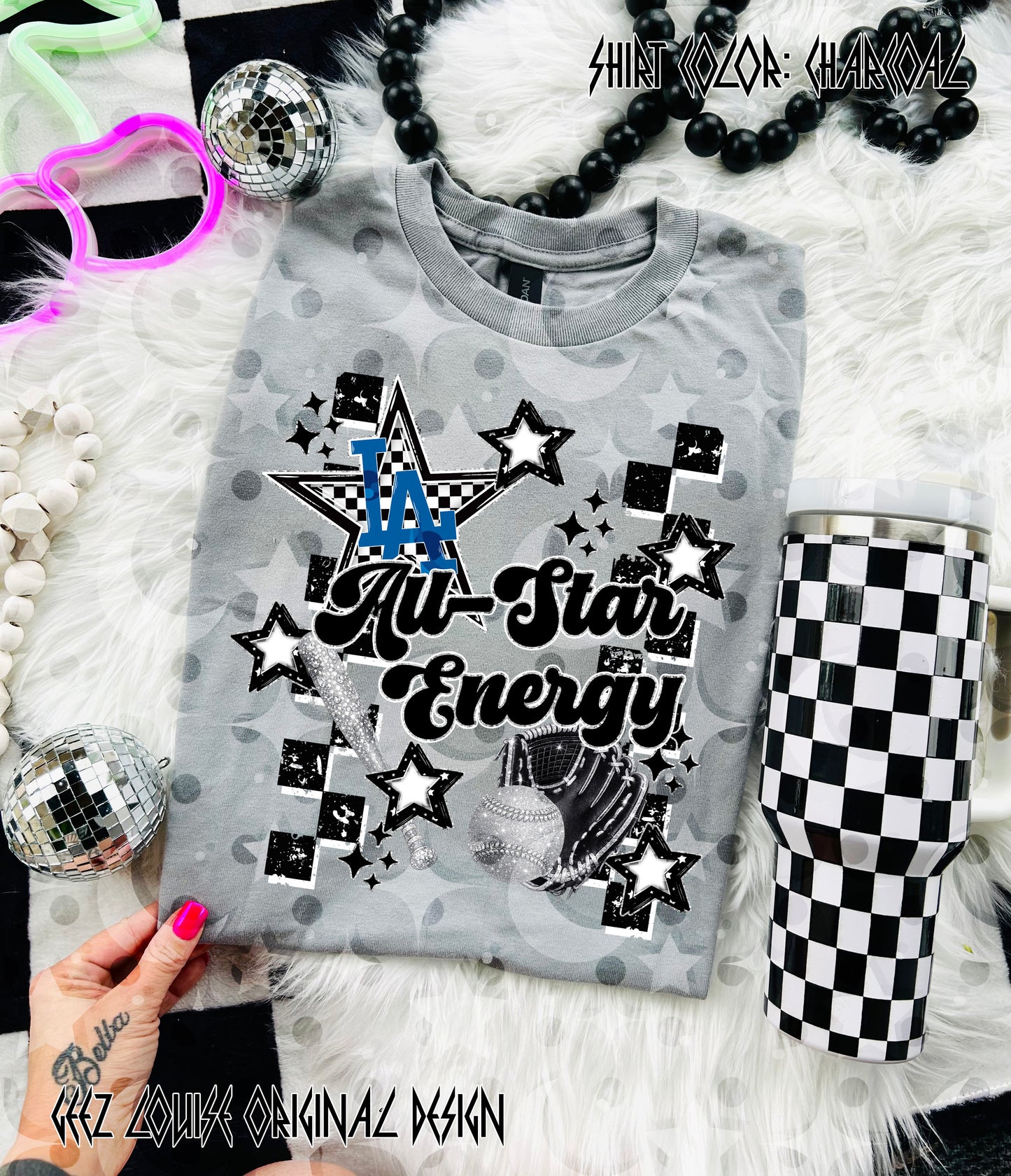 All Star Energy Baseball Digital Design | Team Spirit PNG