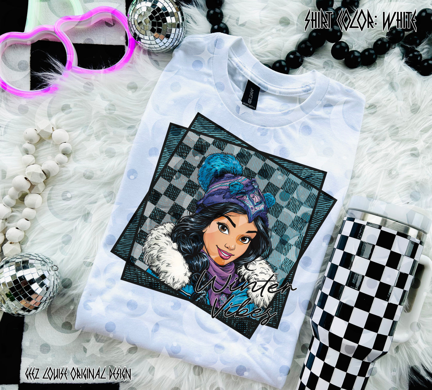 Winter Vibes Princess Collection – Digital Designs (PNG Bundle + Individual Options)