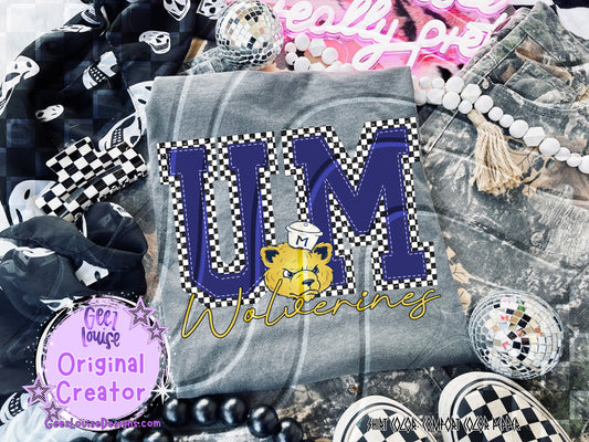 UM Wolverines Mascot Design – Digital Download