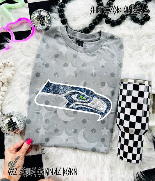 Big Game Football Bird Head Digital Design | Pattern Fill Mascot PNG