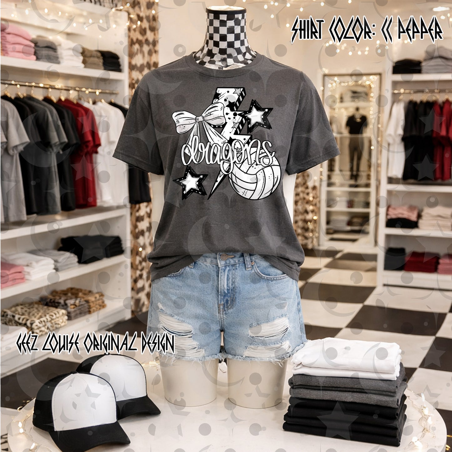 Volleyball Bolt  – Team Spirit – Digital Download (Multiple Teams)