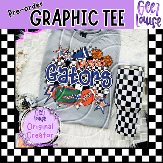 Let’s Go Gators Graphic Tee – Made to Order | Local Pickup or Shipping