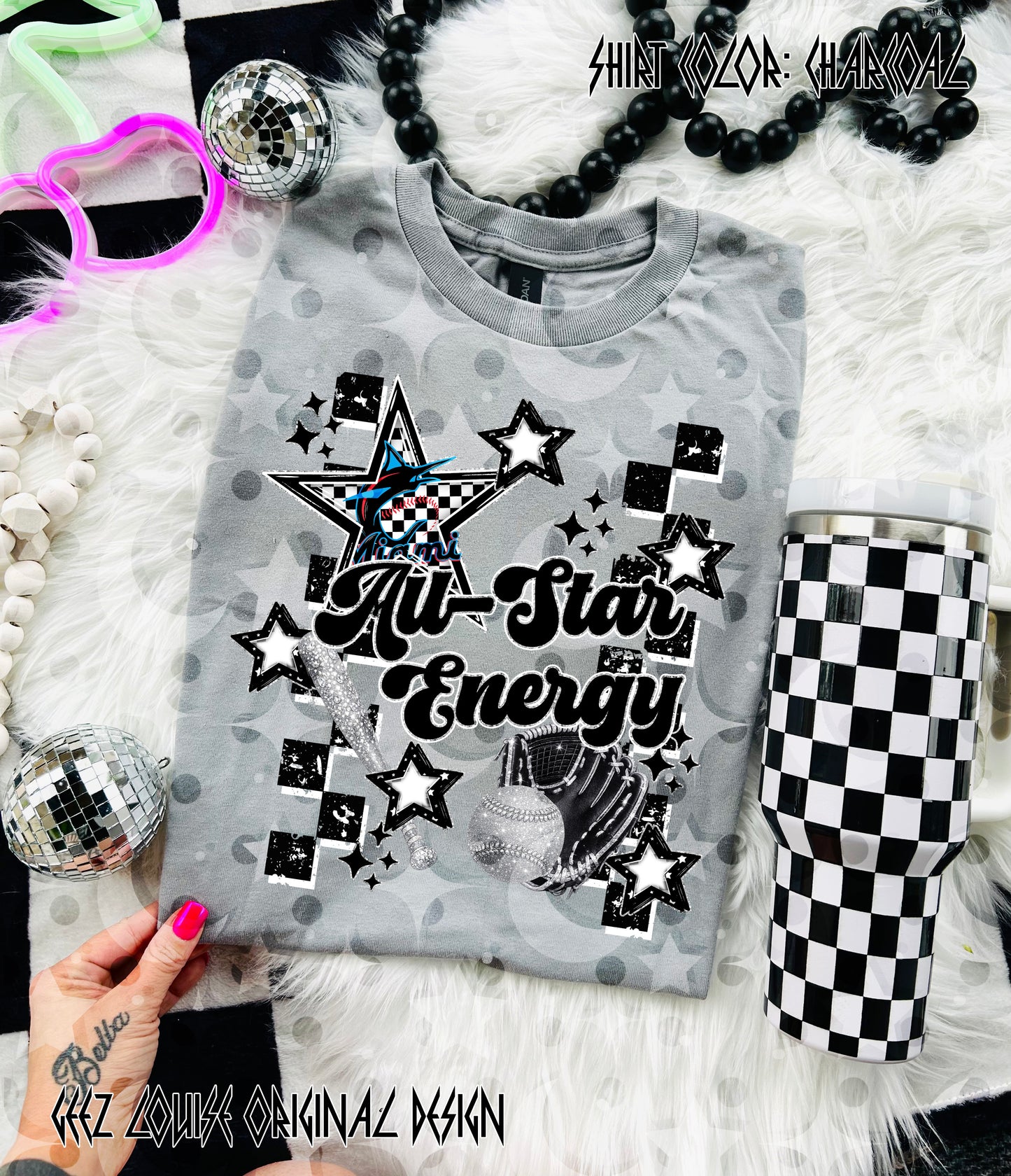 All Star Energy Baseball Digital Design | Team Spirit PNG