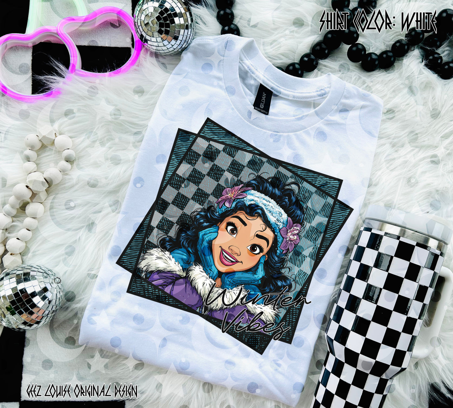 Winter Vibes Princess Collection – Digital Designs (PNG Bundle + Individual Options)