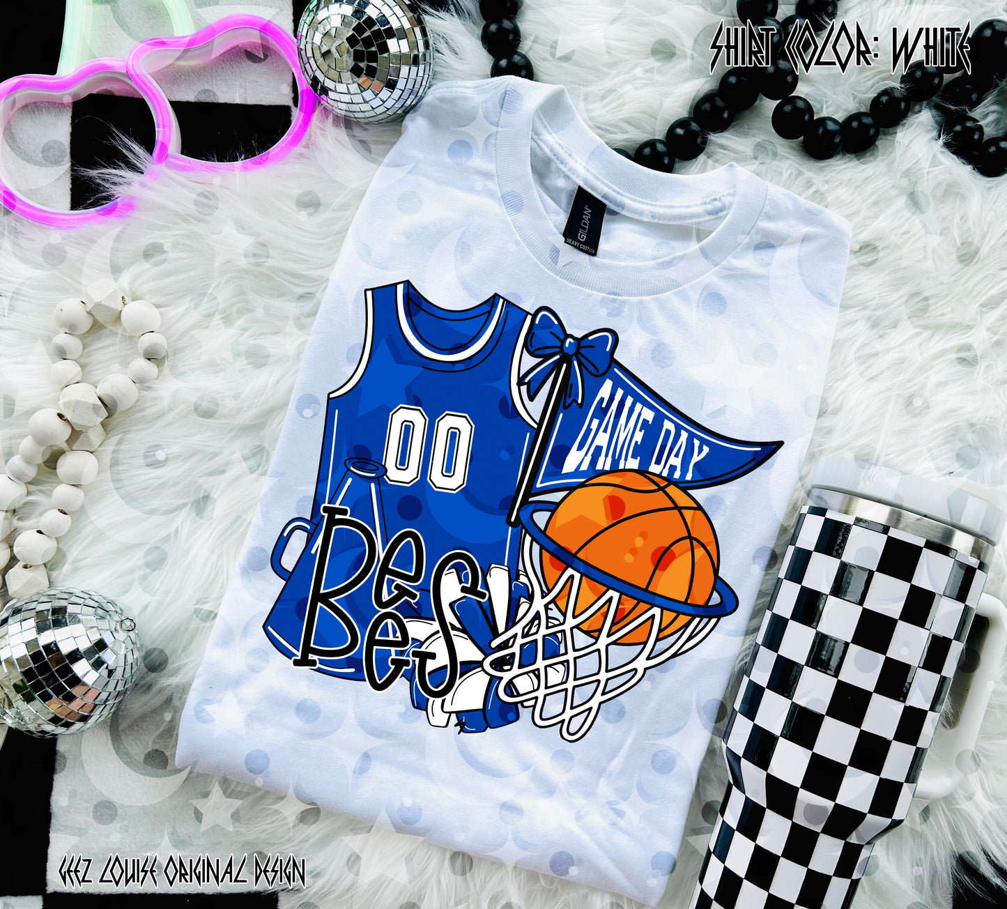 Basketball Game Day Digital Design | Custom Team Spirit PNGs (100+ Teams) - ROYAL