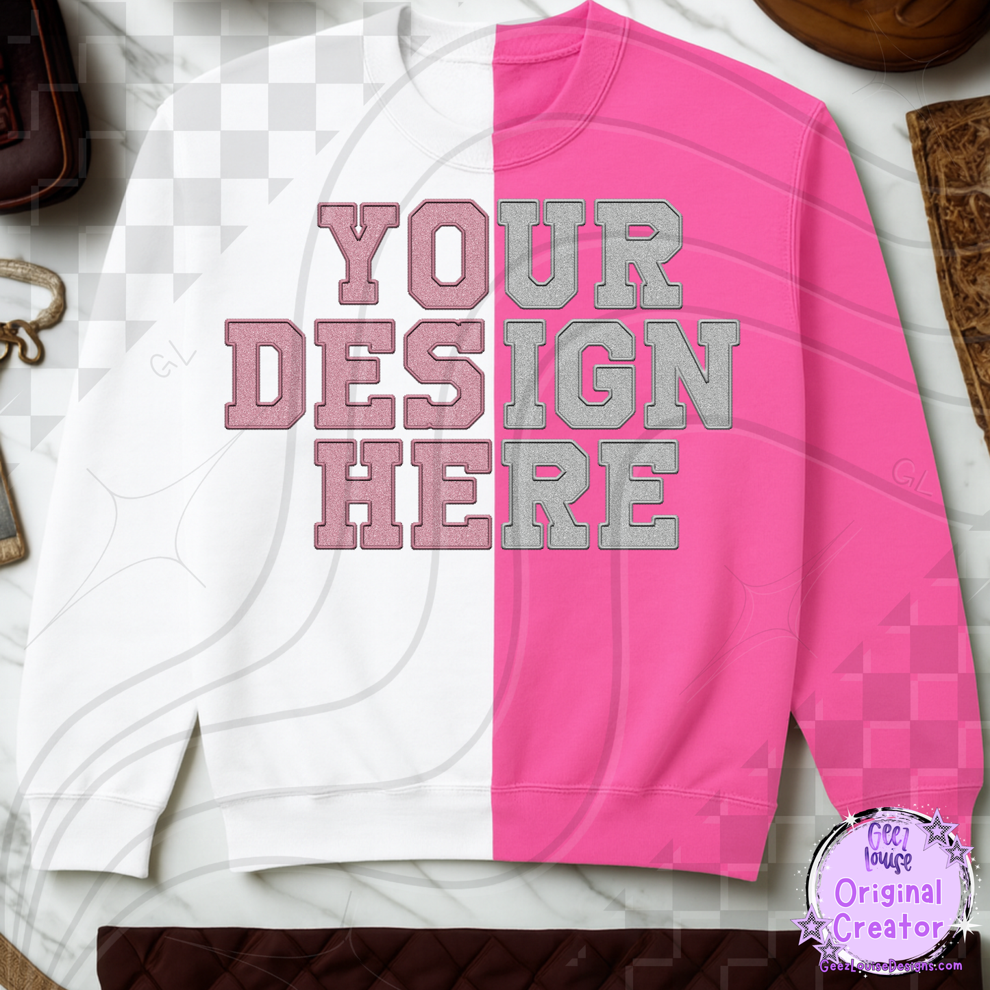 Split Sweatshirt mockup