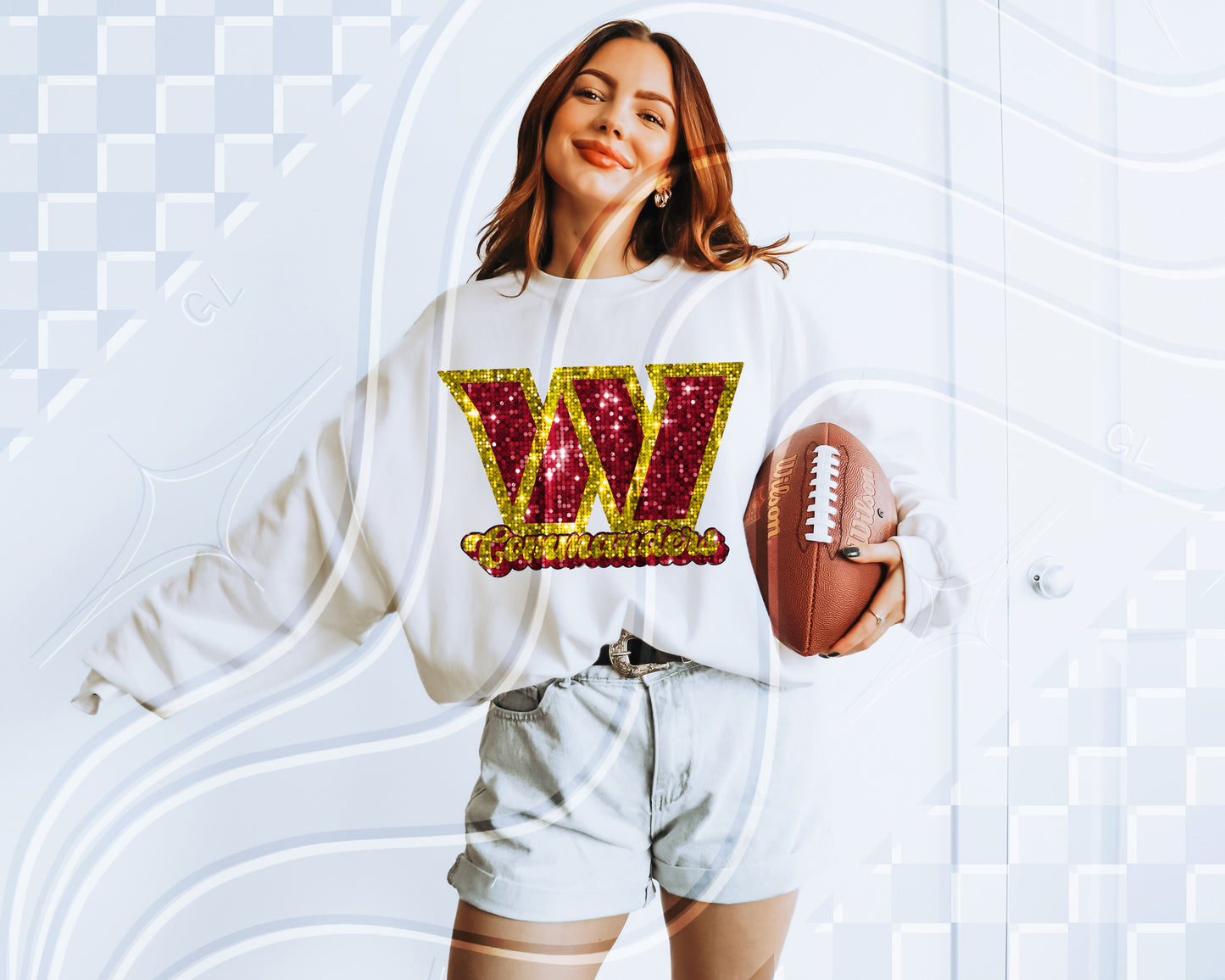 faux sequin National Teams – Individual PNGs & Bundle Option