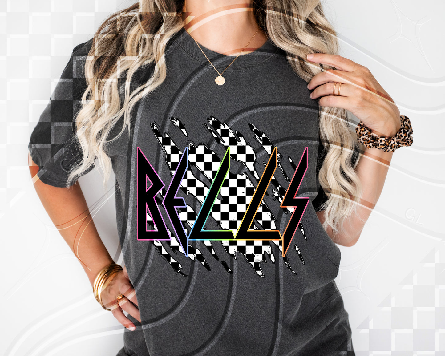 Checkered Blitz – Neon Grunge Team | 100+ Variations + Bundle | Digital