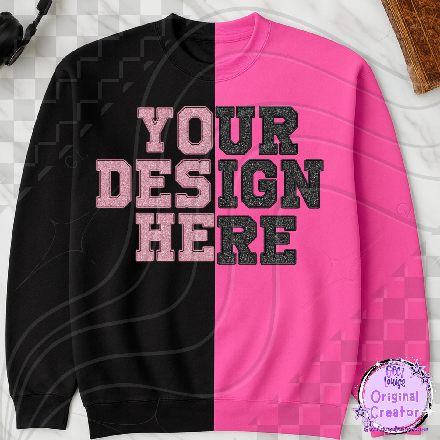 Split Sweatshirt mockup