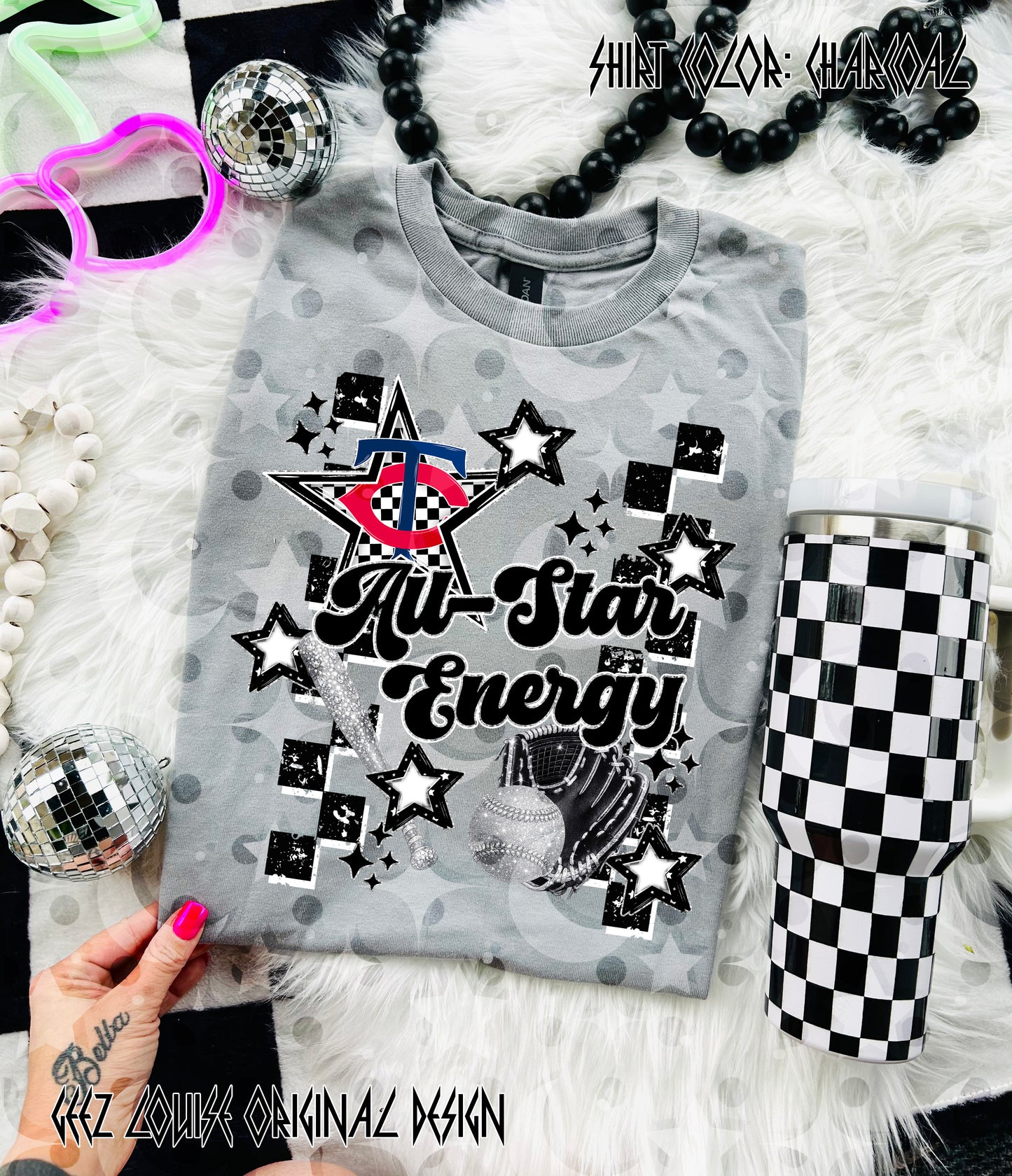 All Star Energy Baseball Digital Design | Team Spirit PNG