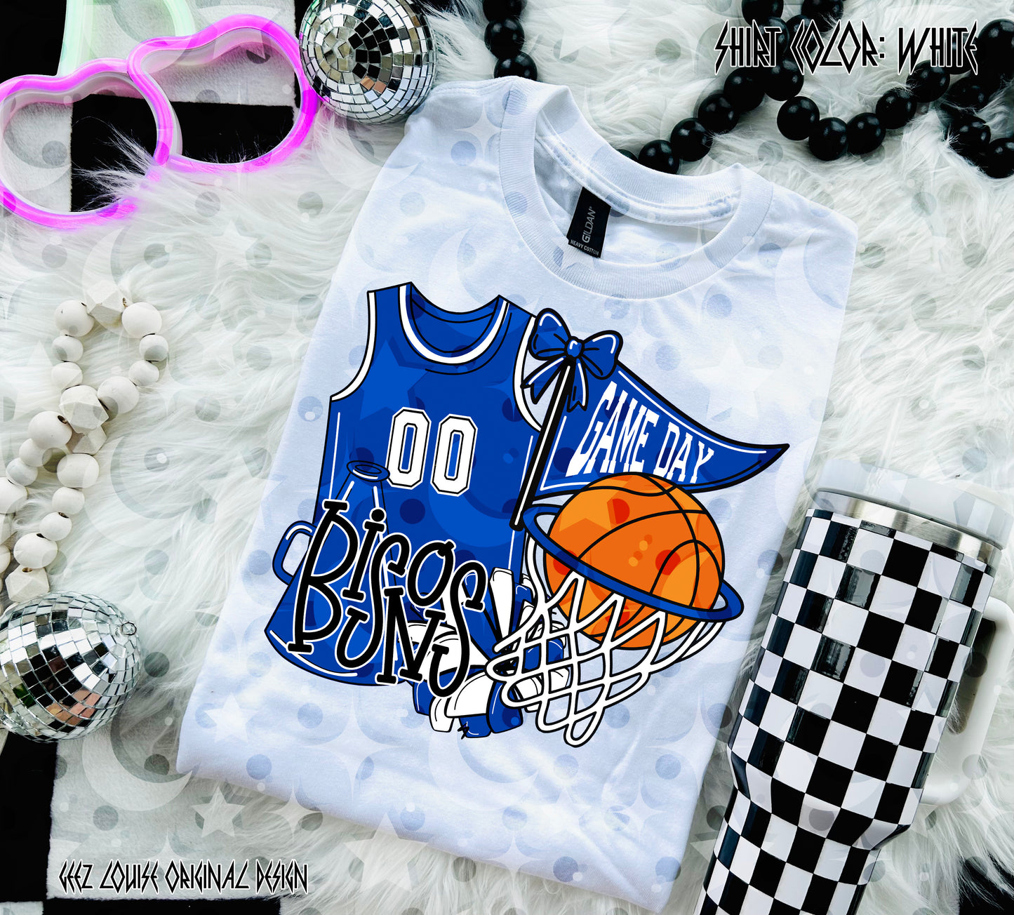 Basketball Game Day Digital Design | Custom Team Spirit PNGs (100+ Teams) - ROYAL