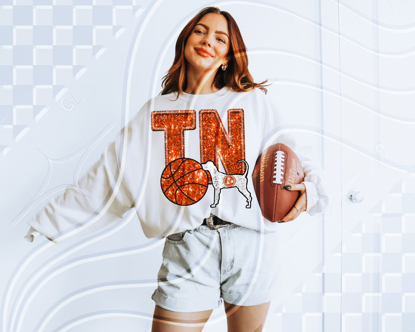 Tennessee sequin bundle/drive - Digital Download- PNG