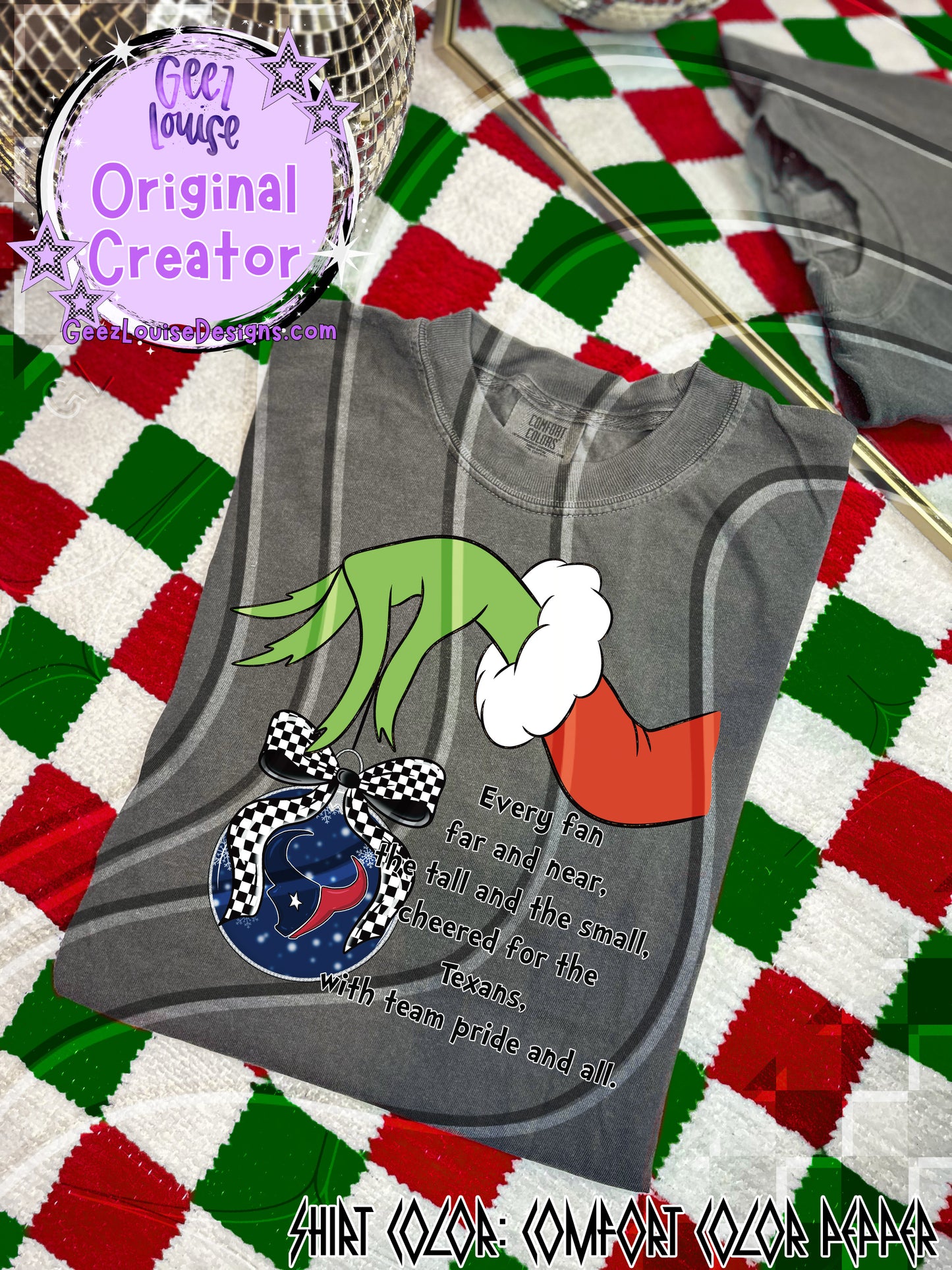 GMAN Ornament Digital Design | Christmas Football Team Spirit PNG/SVG