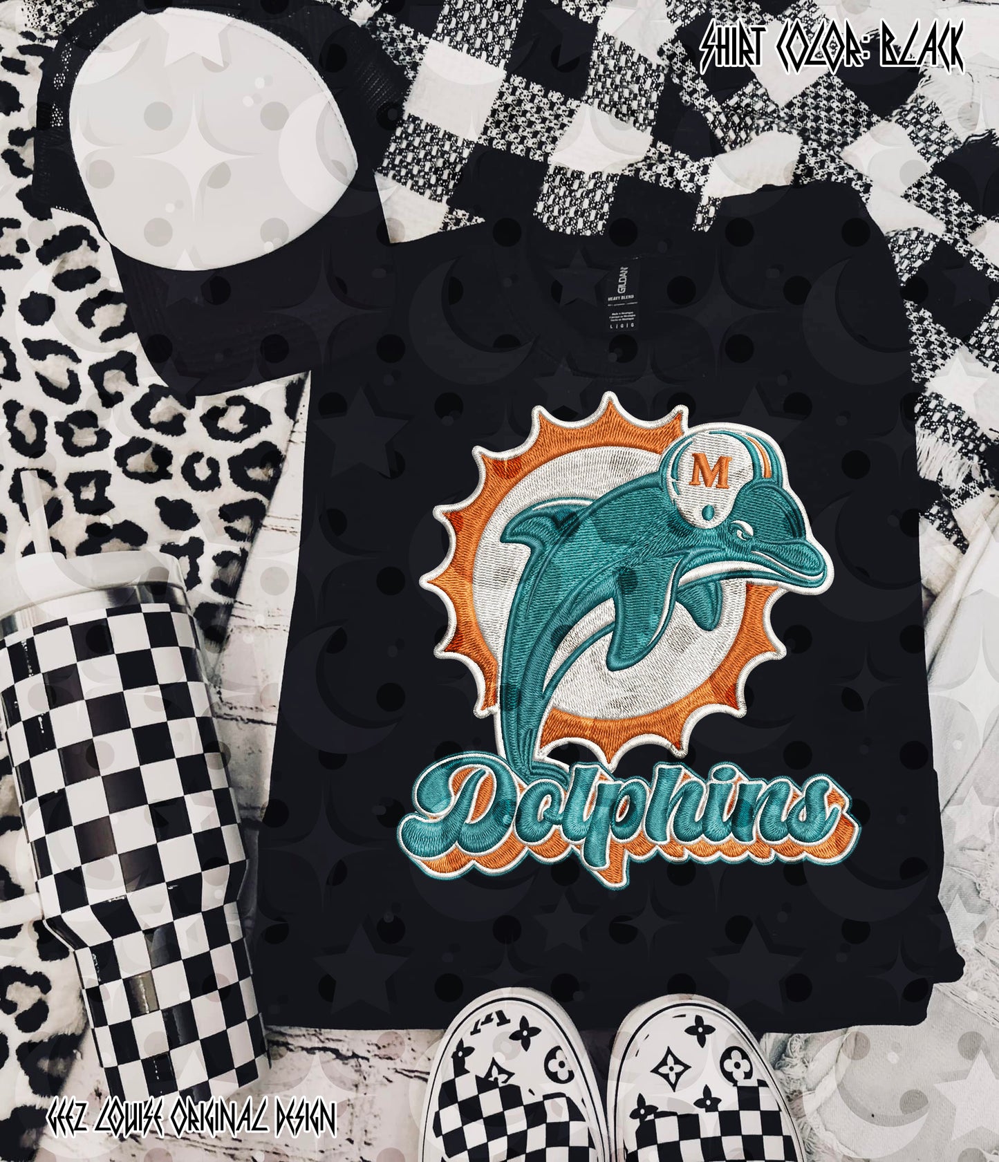 Football Team Faux Embroidery Digital Design – Team Variants & Bundle Option