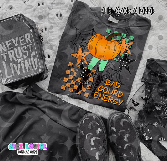 Bad Gourd Energy | Pumpkin Legs Halloween PNG | 5 Skin Tone Variants