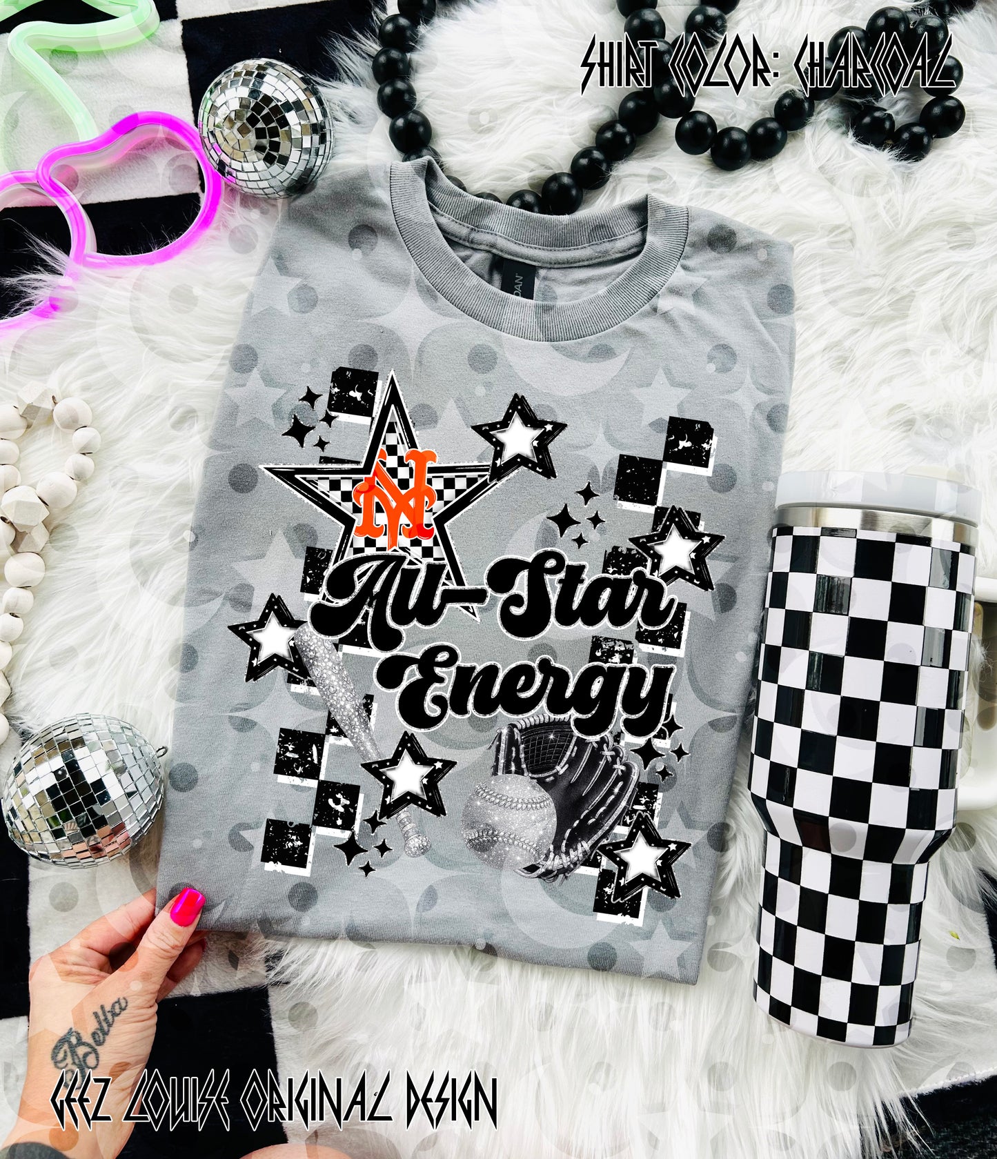 All Star Energy Baseball Digital Design | Team Spirit PNG