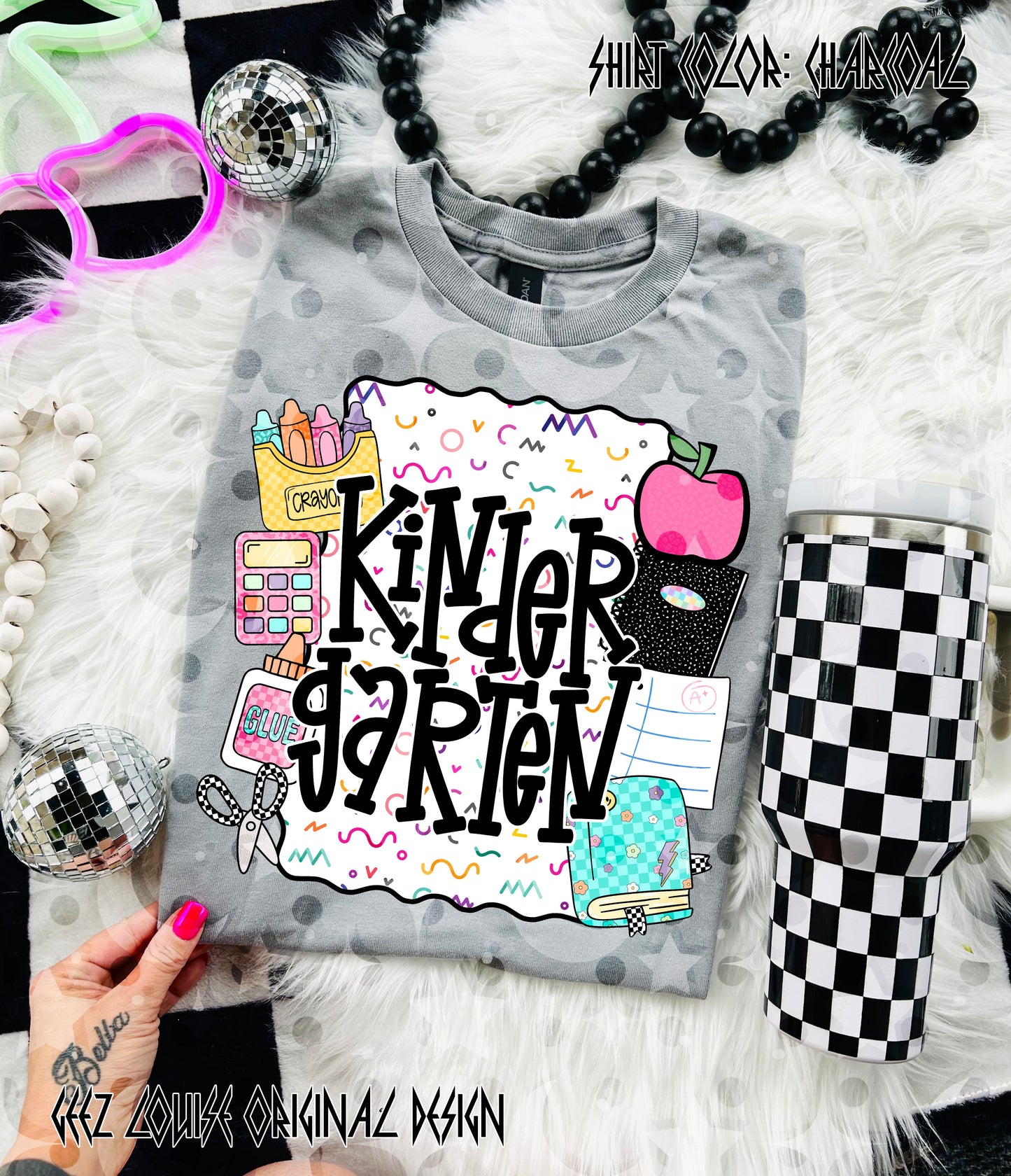 School Is Cool – Teacher & Grade Level PNG