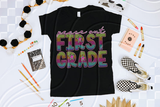 Peace out Checker Grade - Digital Download- PNG