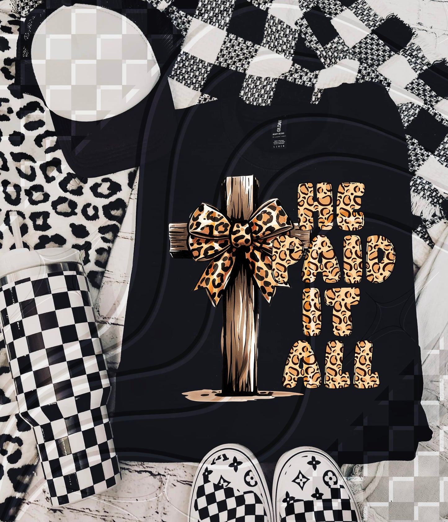 He paid it all - Digital Download- PNG - 300 DPI